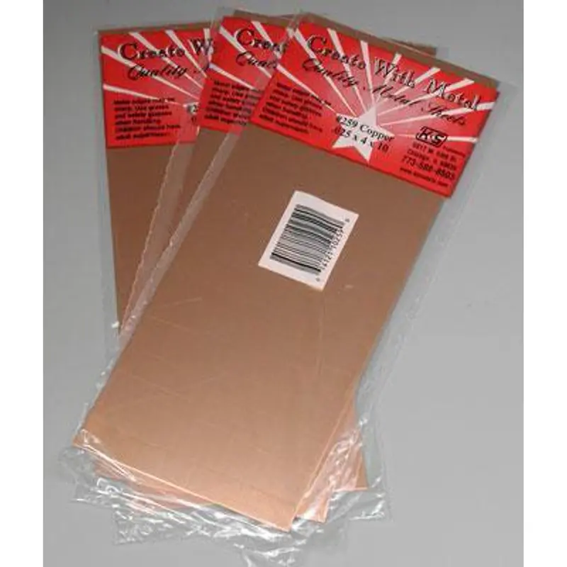 0.025-Inch Thick Copper Sheet – 10 X 4 Inches 1