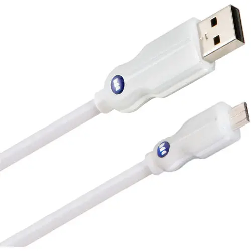 0.5-Foot White Usb-A To Micro-Usb Cable 1