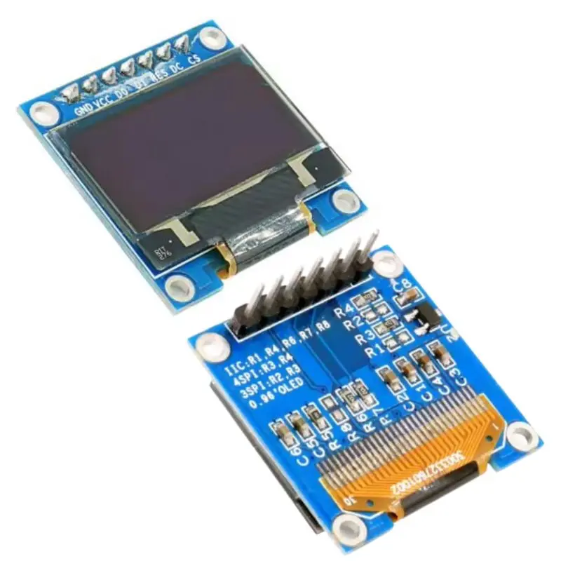 0.96-Inch 128×64 I²C Oled Display Module – Compatible With 3.3V And 5V Logic 1