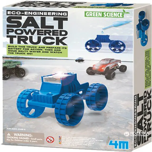 00-03409 – Salt-Powered Toy Truck For Stem Learning 1