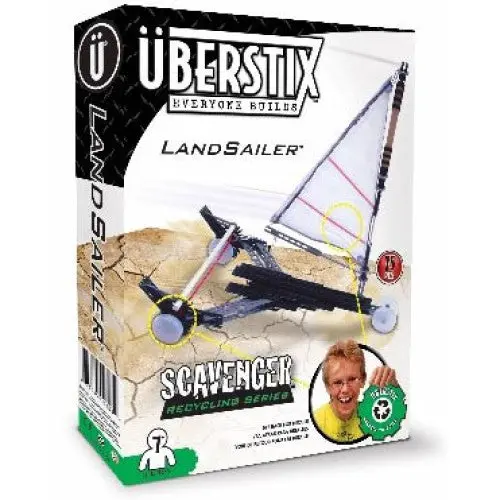 00323: Land Sailer Educational Stem Kit, Includes 75 Components 1