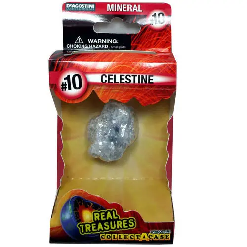 01009 Celestine Mineral Crystal – Sky-Blue Specimen #10 1