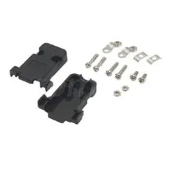01088 Grey Plastic Db9 Connector Hood – 2-Piece Set (50 Per Pack) 1