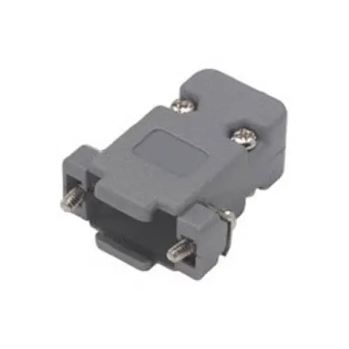 01088 – Two-Piece Gray Plastic Db9 Hood With Hardware 1