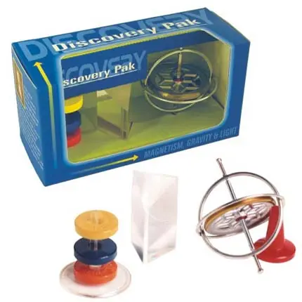 01200 – Gyroscope Science Discovery Pack With Crystal Prism & Magna-Trix Elements 1