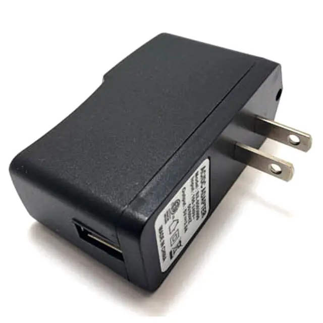 03490 5V/3A Usb Wall Charger – Compact Black Fast-Charging Adapter 1