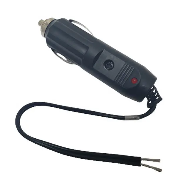 03871A Cig-Light Plug – Double-Contact, 12Vdc, 5A, Pre-Wired With Leads 1