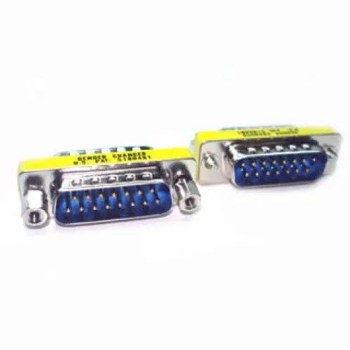 04-7508 / 04-9755 Slim 15-Pin Male-To-Male Gender Changer 1