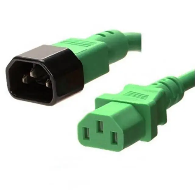0419-2M-Grn – 6.7-Foot Green Sjt Jumper Cord With C14 To C13 Connectors 1