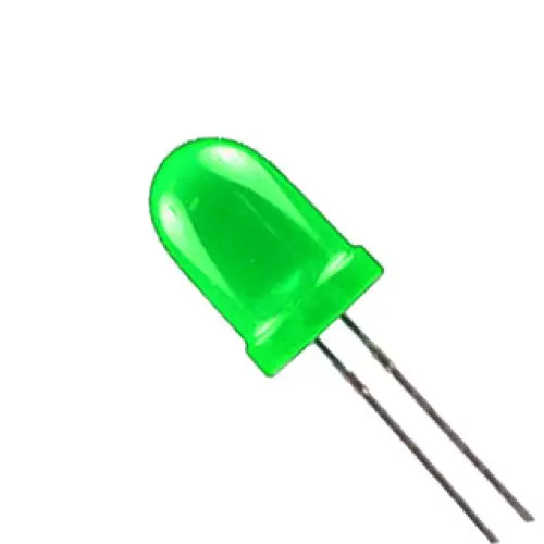 05848 Medium-Green Diffused 5Mm Led – 400–800 Mcd, 570Nm, Pack Of 5 1