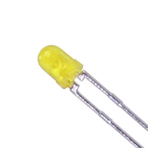 05857 Yellow Diffused Led - 400–600Mcd, 590Nm (Pack Of 100) 1