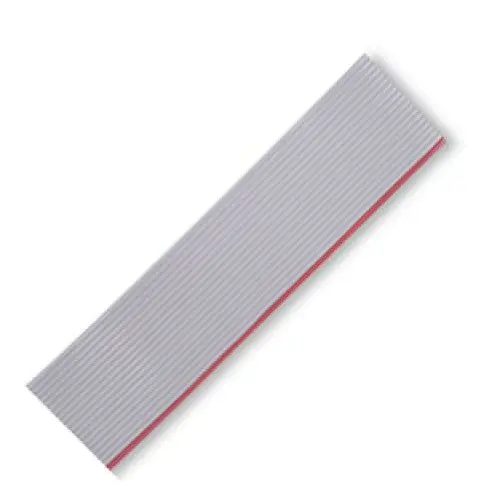 08-1450-100 50-Conductor Flat Ribbon Cable – 28 Awg, 100 Ft Spool, Grey 1
