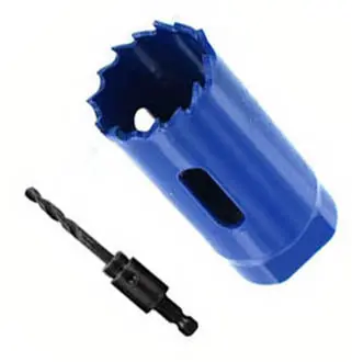 1-1/8-Inch Hole Saw With 3/8-Inch Arbor – Slim-Diameter Bi-Metal Hole Saw For Tight Spaces 1