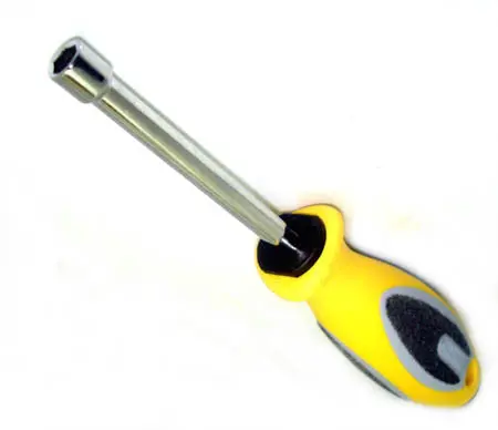 1/2-Inch Hex Nut Driver – 8-Inch Long Ergonomic Handle For High-Torque Fastening 1
