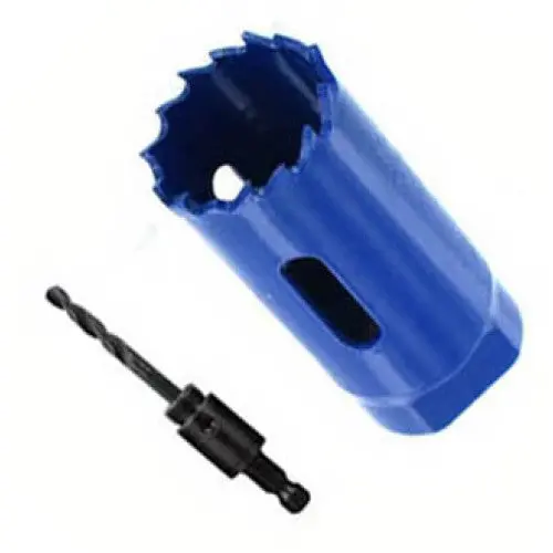 1-3/4-Inch Hole Saw With 3/8-Inch Arbor – Durable Bi-Metal Cutting Blade 1