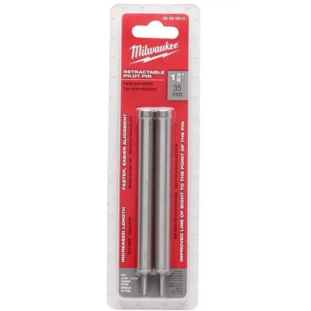 1-3/8" Retractable Pilot Pin For Ctc Annular Cutters — 2-Pack (Model 49-59-0013) 1