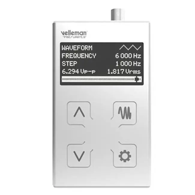 1 Mhz Pocket Function Generator – Sine, Square, Triangle Waveforms, Compact Bench Tool 1