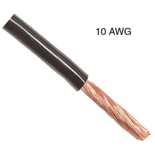 10 Awg Black Power Cable – 10 Ft Length For High-Current Applications 1