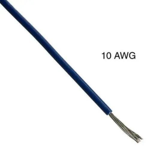 10 Awg Blue Stranded Copper Wire – 12V, 8 Feet 1