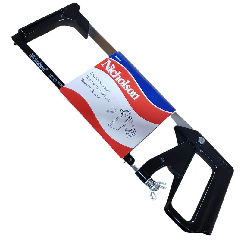 10-Inch Fixed-Frame Hacksaw – Durable Steel Frame With Replaceable Blades 1