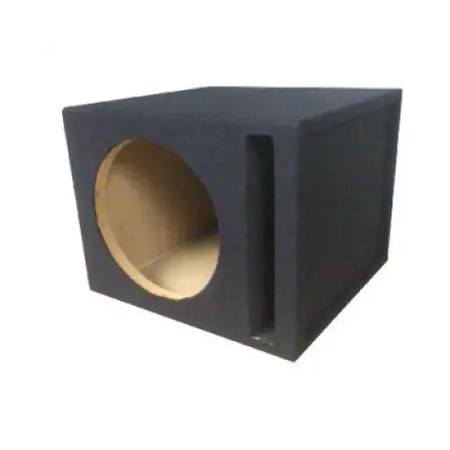 10-Inch Ported Speaker Enclosure – Single-Driver Black Bass Reflex Cabinet 1