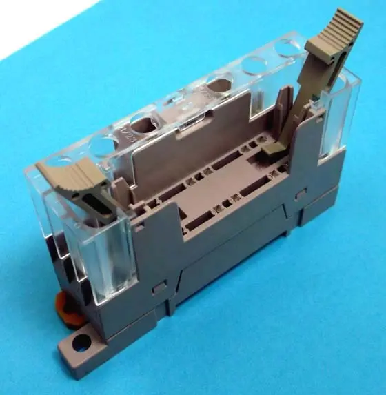 10-Pin Square Relay Socket For Omron G7Sa Series – 6A/250Vac, Din-Rail Or Chmt Mount 1