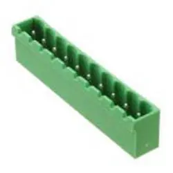 10-Position Pcb Socket Terminal Block – 5.08 Mm Pitch, 15A/300V, Enclosed Side, 13-2710 1