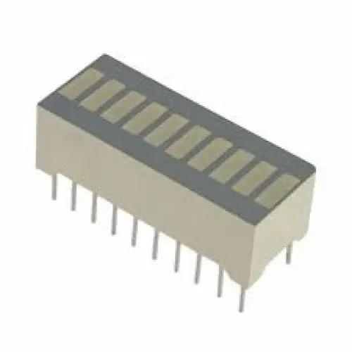 10-Segment Yellow Led Bar Graph – 55 Mcd, 2.1 V, 20 Ma Per Segment 1
