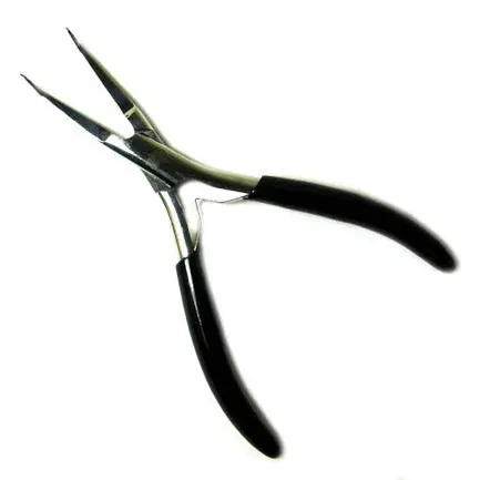 100-014 Angled Needle-Nose Pliers – 5-Inch Smooth-Jaw Design 1