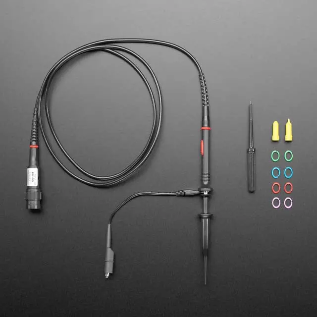 100 Mhz Oscilloscope Probe — Switchable 1×/10×, 10–30 Pf Compensation Range, Part #1157645 1