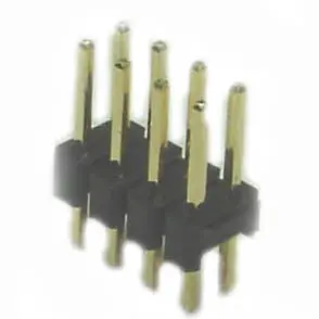 102866-5: 10-Pin 2.5Mm Pitch Dip Header — Gold-Plated Contacts, Black Housing (4-Pack) 1