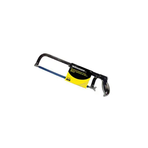 109007 Chrome-Plated 12-Inch Hacksaw With Adjustable Blade (8–12 Inch) And Durable Metal Handle 1