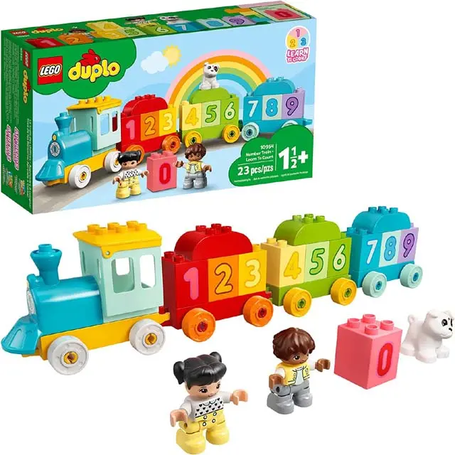 10954 – Educational Number Train Toy Set For Counting Skills, 23-Piece Pack 1