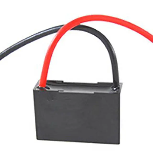 10Μf Ac Fan Motor Capacitor – 250V Rated, Dual-Wire Lead, General-Purpose Replacement 1