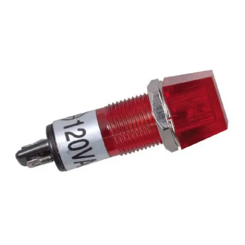10Mm Red Chmt Indicator – 120V Surface-Mount Led Style 1