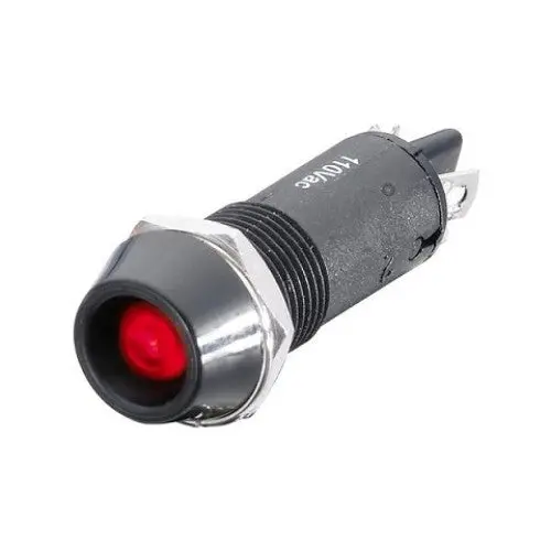 10Mm Red Chmt Indicator With Neon Bulb – 110V Panel Light 1