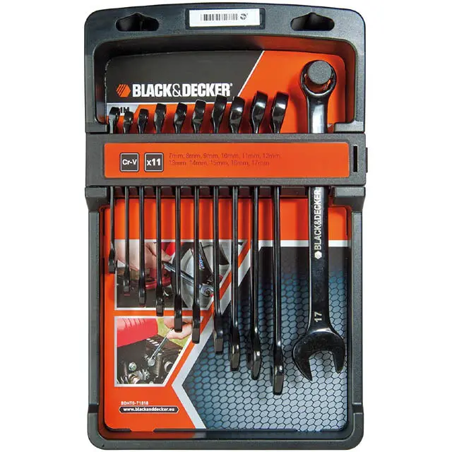 11-Piece Metric Combination Wrench Set – 7Mm To 17Mm, Premium Steel Construction 1