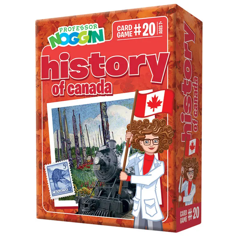 11420 – Professor Noggin’S History Of Canada Card Game: Educational Trivia For Families 1
