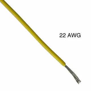 115502Sm70 Yellow Stranded Wire – 22 Awg, 1000 Ft, Tc Pvc, Ft1, 300V/105°C 1