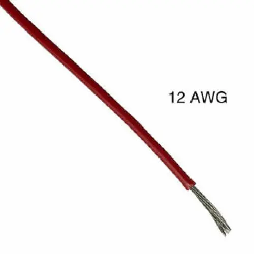 12 Awg Stranded Red Thhn/Thwn Wire – 100 Feet, 600V, Ft1 Rated 1