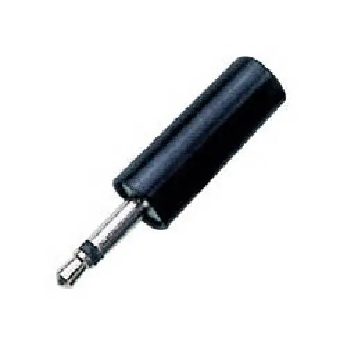 1274-0289 – 2.5Mm Mono Audio Plug, Plastic Black, Pack Of 2 1