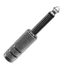 1274-0348 Audio Adapter: 6.3Mm Mono Plug To 3.5Mm Stereo Jack 1