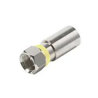 1278-0034 Blue Weatherproof F-Plug For Rg6 Cable (2-Pack) 1