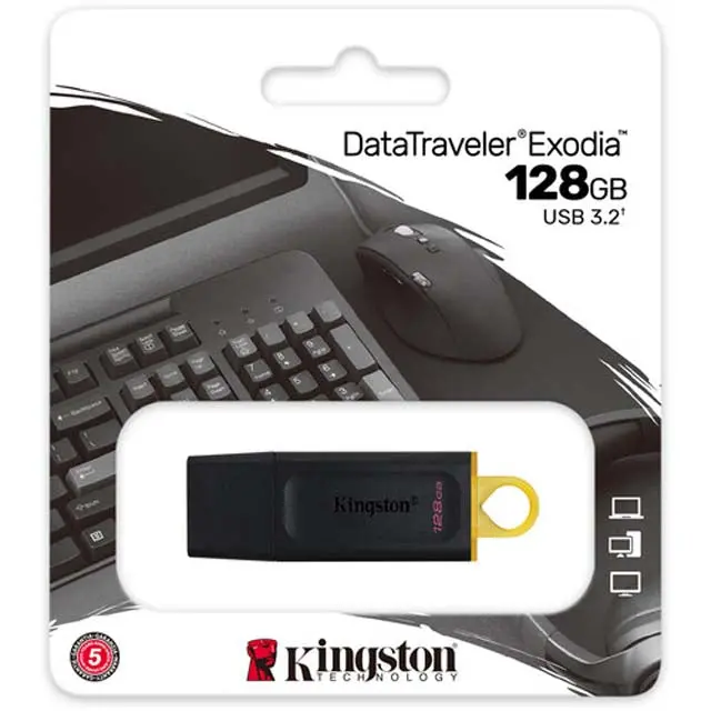 128Gb Usb 3.2 Flash Drive — Up To 5Gbps Transfer Speed, Gen 1 Compatibility 1