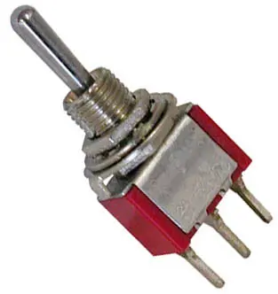 12Mm Panel-Mount Toggle Switch — Spdt, On-None-On, 5A/120Vac, Through-Hole 1