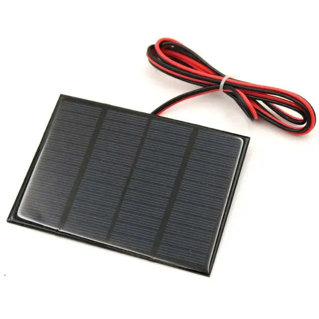 12V 125Ma Solar Panel Module – 3.25" × 4.5", Pre-Wired For Easy Integration 1