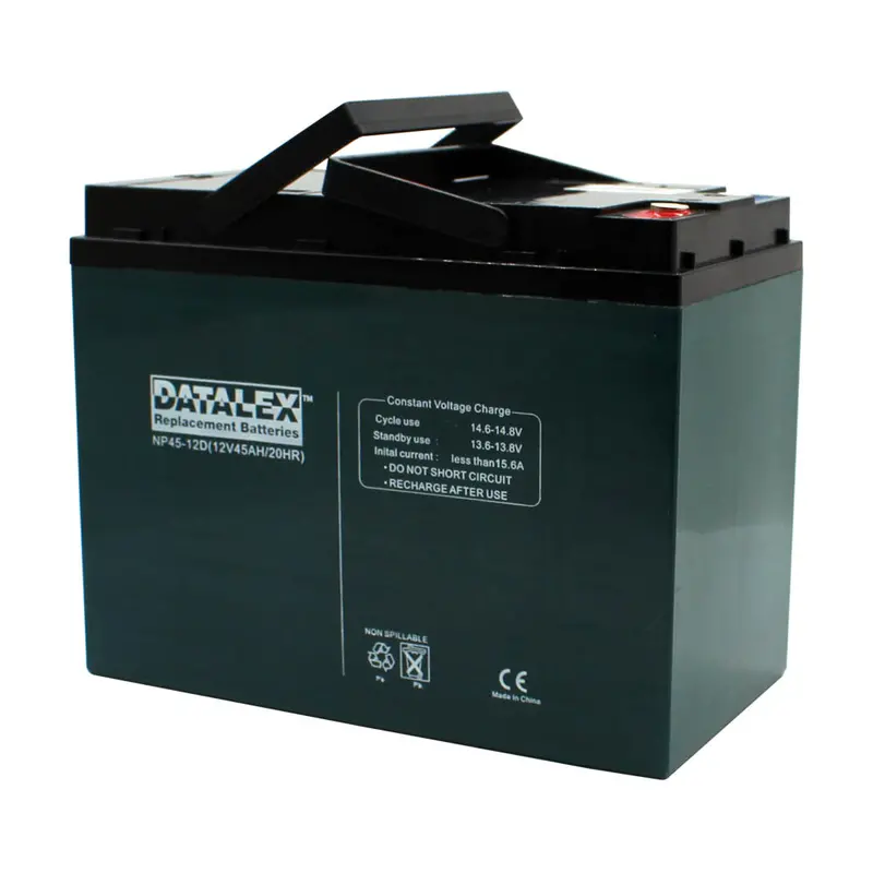 12V 45Ah Sealed Lead-Acid Battery – Bolt Terminal, 9" × 7.75" × 4.75" 1