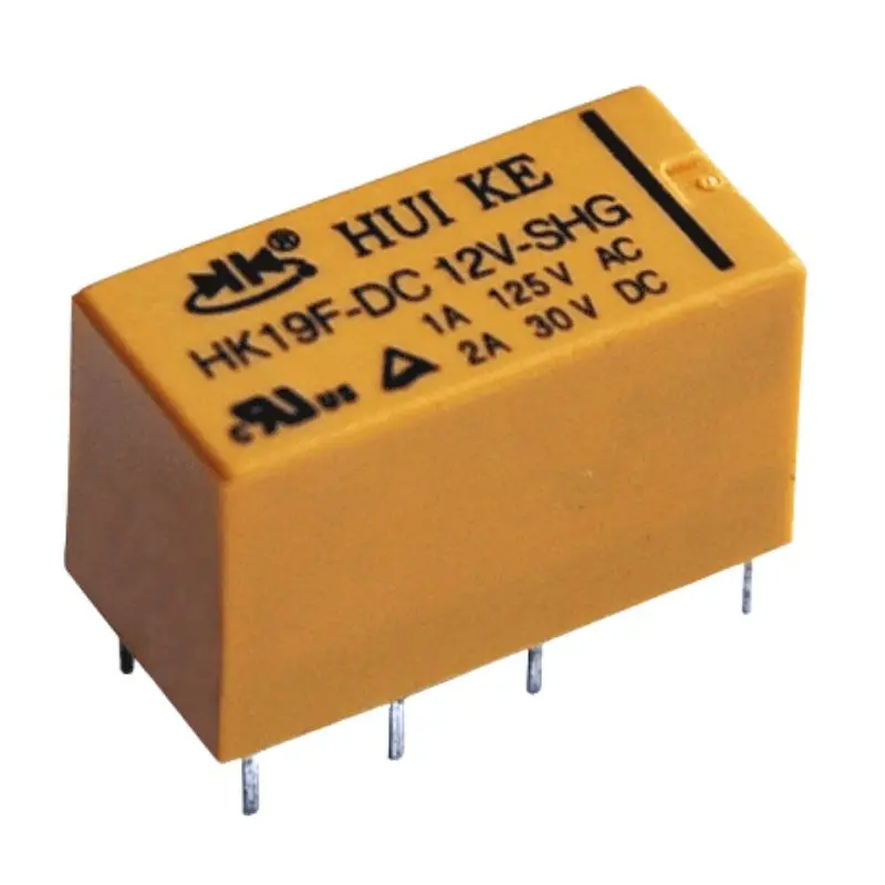 12V Dc Dual-Pole Double-Throw Relay – 1A Load Rating, 8-Pin Pcb Mount, Compatible With 125V Ac / 30V Dc Circuits 1