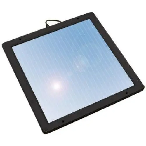 12V Solar Panel Charger With 350Ma Output And Cigarette Lighter Plug 1