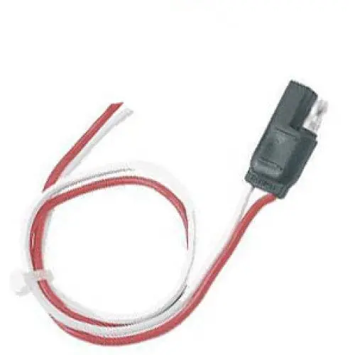 13.5-Inch Trailer Cable With 2-Conductor 18 Awg Stranded Wire, Male-To-Open Ends 1